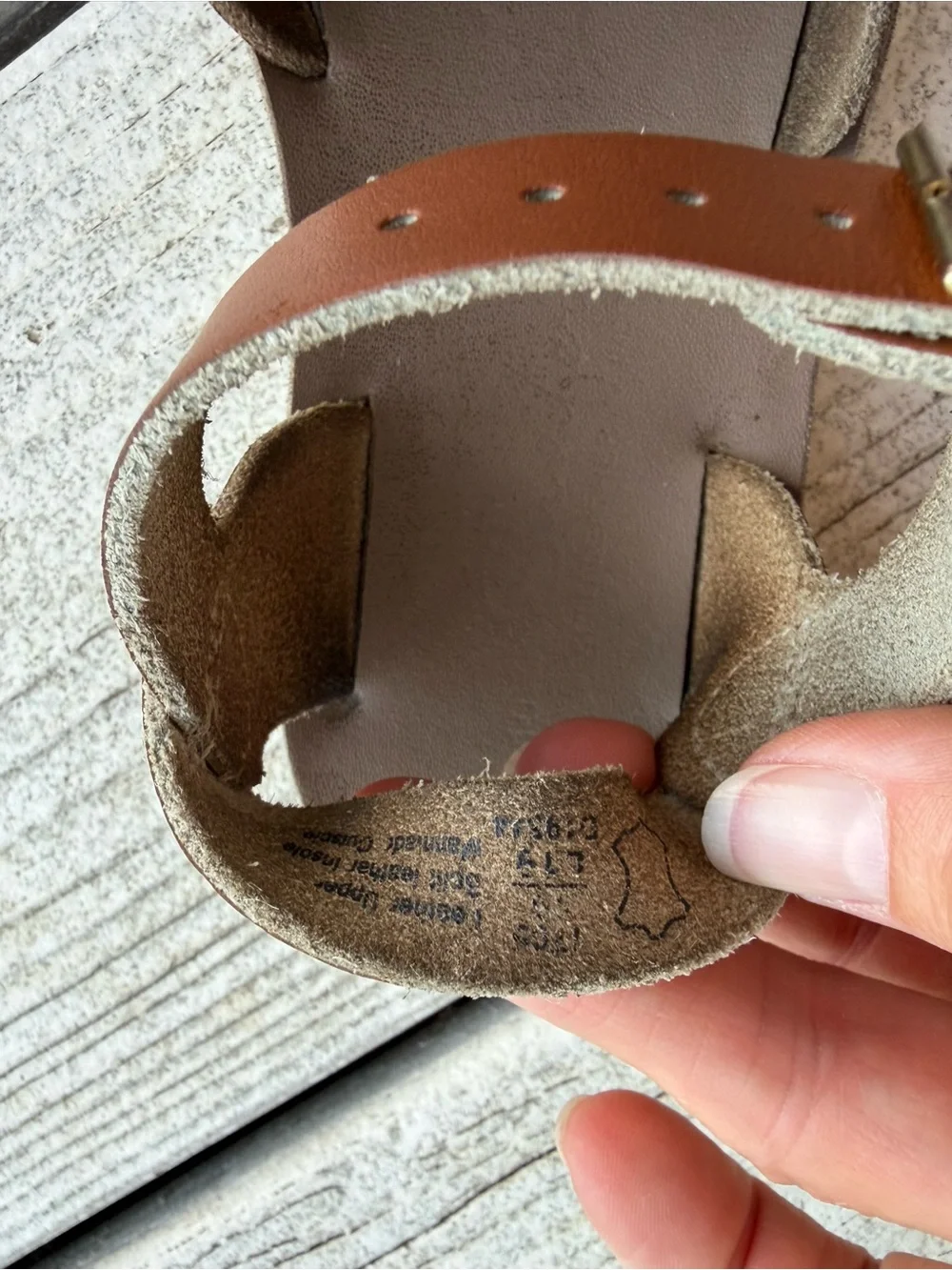 Sun-San Salt Water Brown Sandals - Size 10